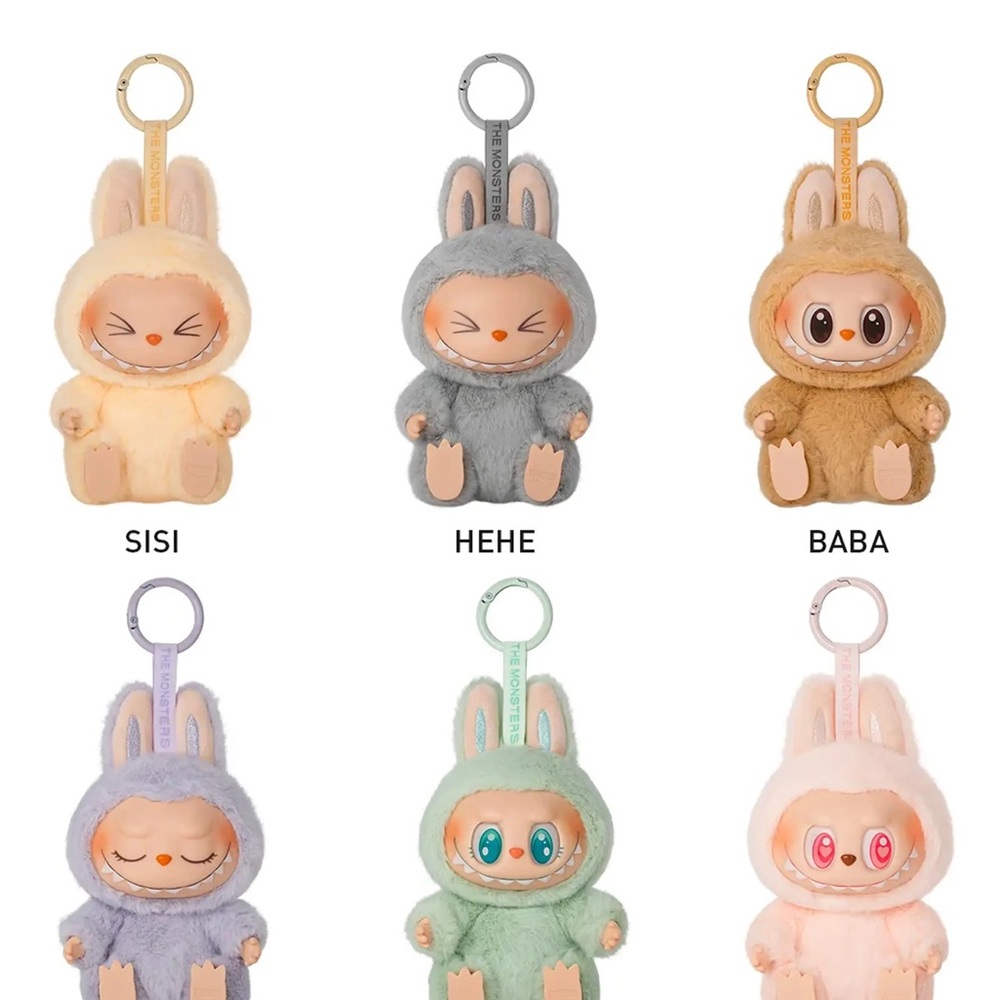 ❣️low start ❣️Pop Mart Labubu Stuffed Animal - Cream and Pink - Picture 2 of 7